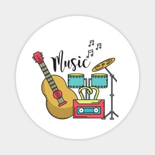 Art musique vintage Magnet